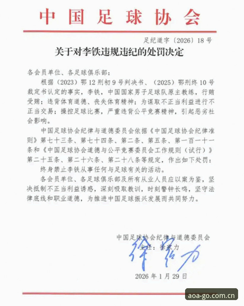 足协第三批禁足名单详解：17人终身禁赛，哪些俱乐部被卷入？